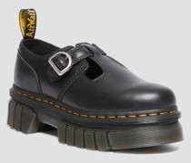 Nappa Leder Audrick Nappa Lux Mary Jane Plateauschuhe in Schwarz