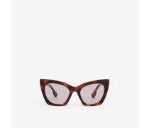 Cat-Eye-Sonnenbrille mit Logodetail