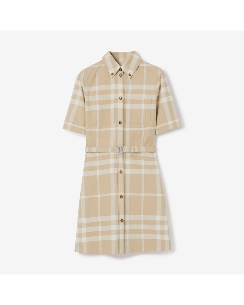 Burberry Damen Karo-Hemdkleid
