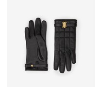 Gesteppte Lederhandschuhe