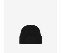 Kaschmir-Beanie mit Eichenblatt-Ritteremblem