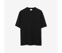Oversize-T-Shirt aus technischer Baumwolle in Check