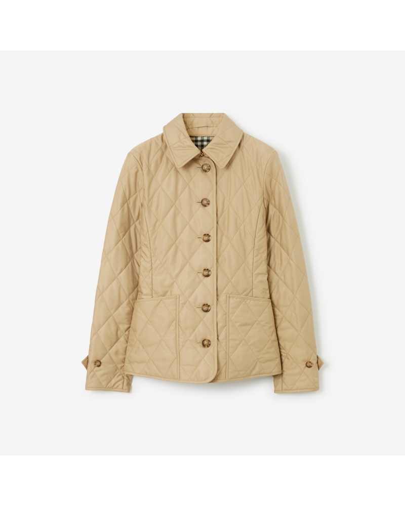 Burberry Damen Thermoregulierende Jacke in Rautensteppung