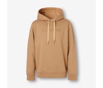Baumwoll-Kapuzenpullover mit -Logo