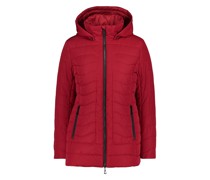 Steppjacke mit abnehmbarer Kapuze