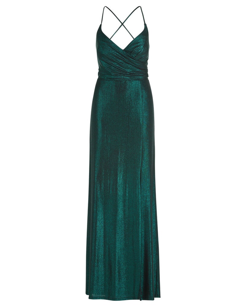 Vera Mont Damen Abendkleid mit V-Ausschnitt
