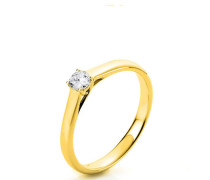 Solitäring mit Diamant