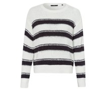 Strickpullover mit Streifen