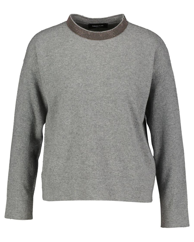 Fabiana Filippi Damen Strickpullover Regular Fit mit Wolle Fabiana Filippi Damen Strickpullover Regular Fit mit Wolle