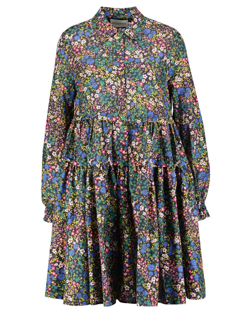 MUNTHE Damen Blusenkleid mit Seide CITULA