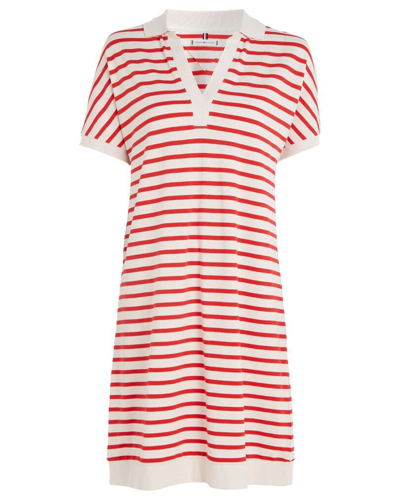 Tommy Hilfiger Damen Polokleid RELAXED LYOCELL POLO KNEE DRESS