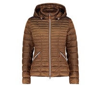 Steppjacke mit abnehmbarer Kapuze
