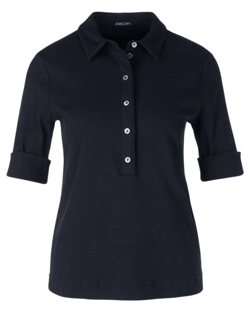Marc Cain Damen Poloshirt Kurzarm