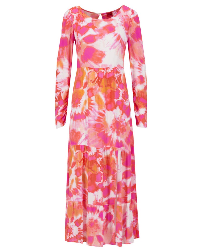 HUGO BOSS Damen Maxikleid KASSID