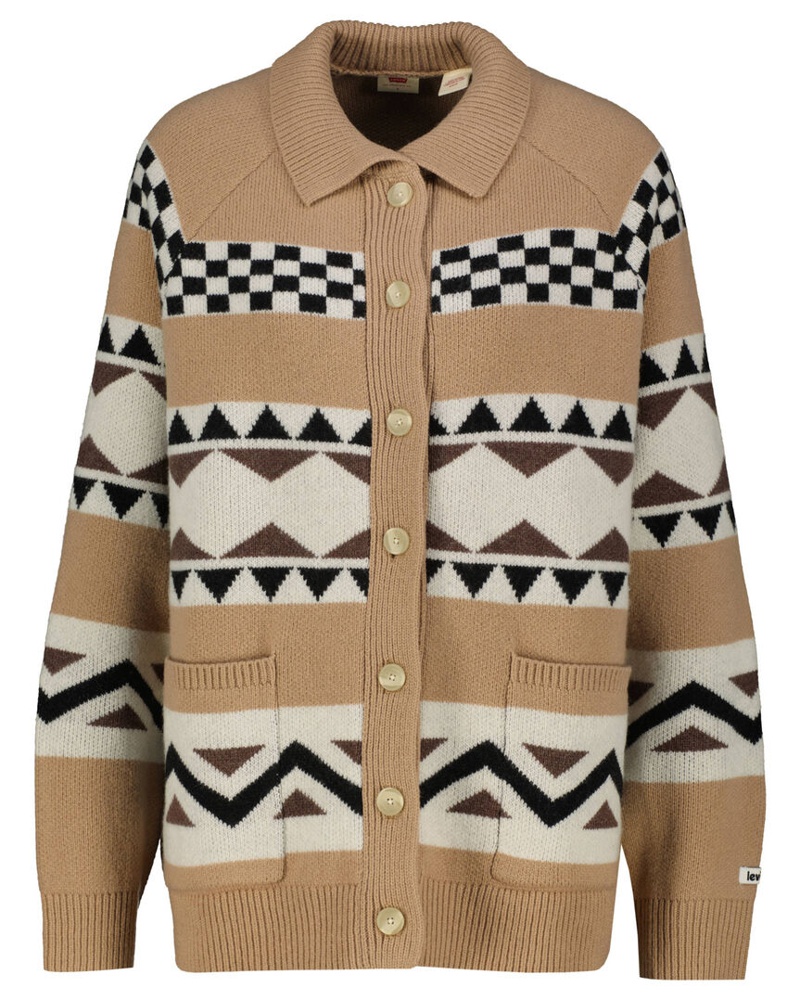 Levi's Damen Strickjacke ALASKA mit Wolle