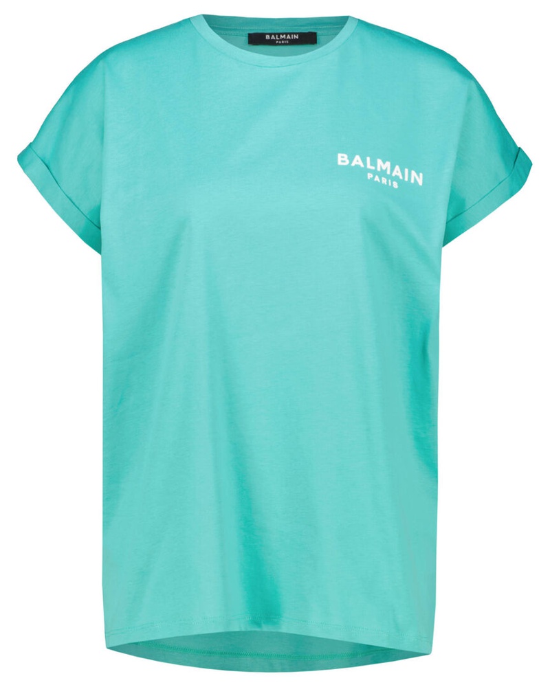 Balmain Damen T-Shirt BALMAIN FLOCK