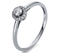 Illusionring mit Diamantbesatz