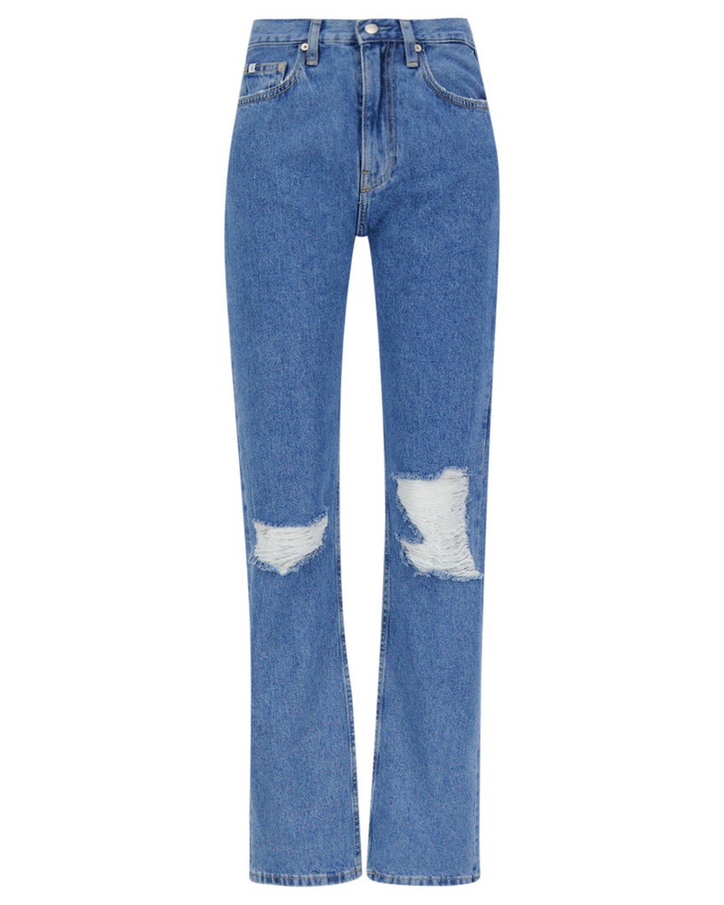 Calvin Klein Damen Jeans HIGH RISE STRAIGHT LEG