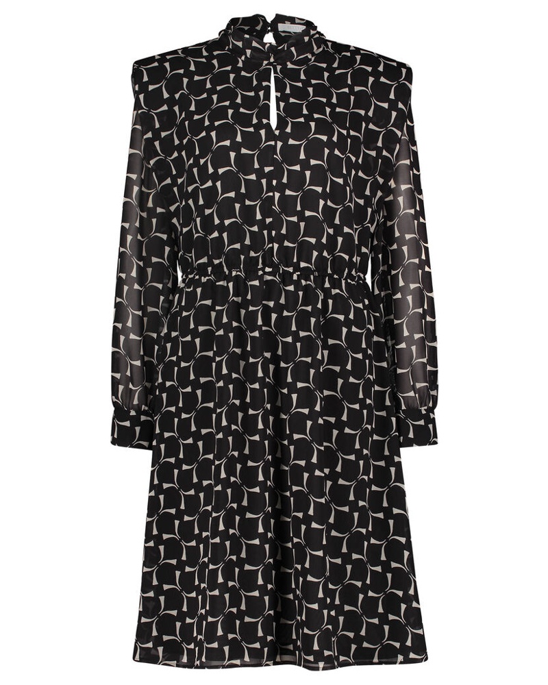 Betty Barclay Damen Midikleid mit hohem Kragen