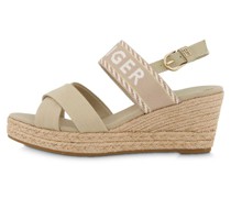 Sandalen mit Keilabsatz