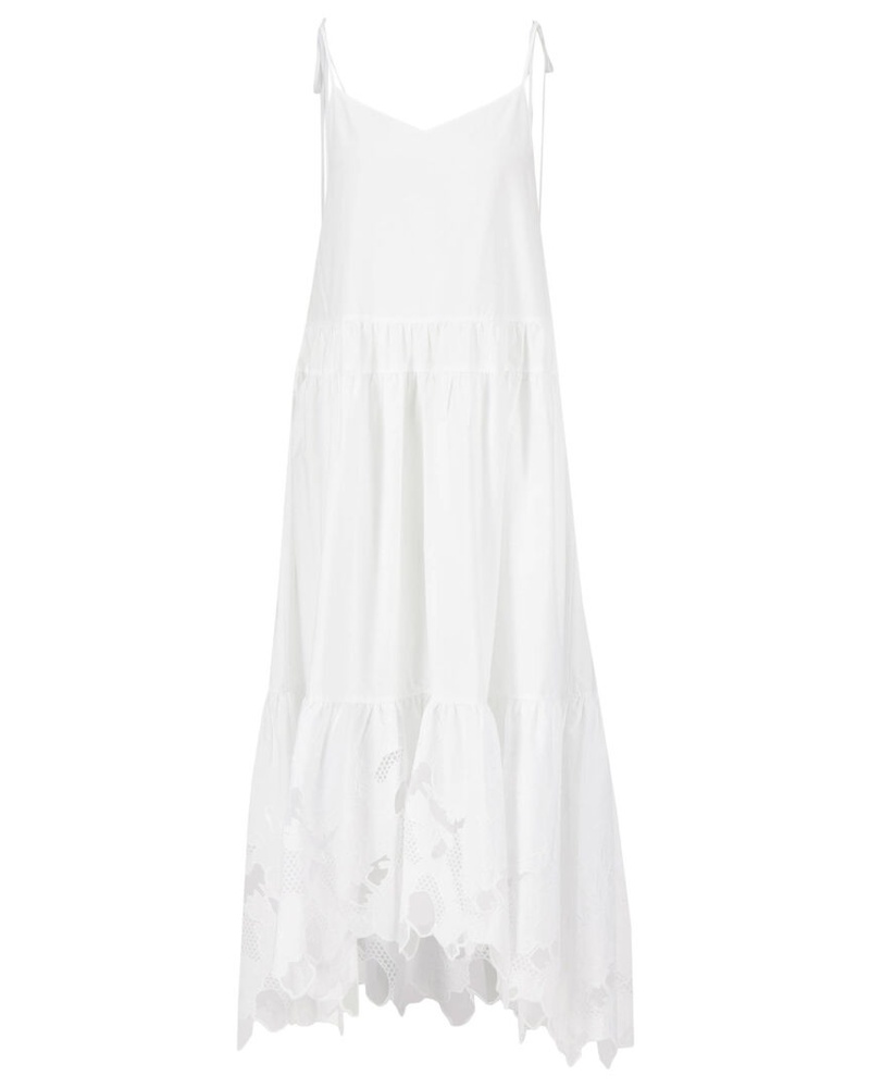 HUGO BOSS Damen Trägerkleid aus Baumwolle DEMBAYA Regular Fit