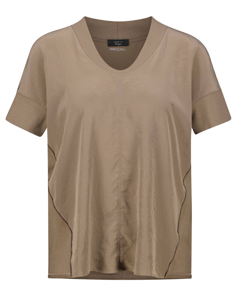 Marc Cain Damen Blusenshirt Kurzarm
