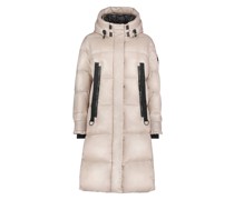 Daunen-Steppjacke mit Kapuze