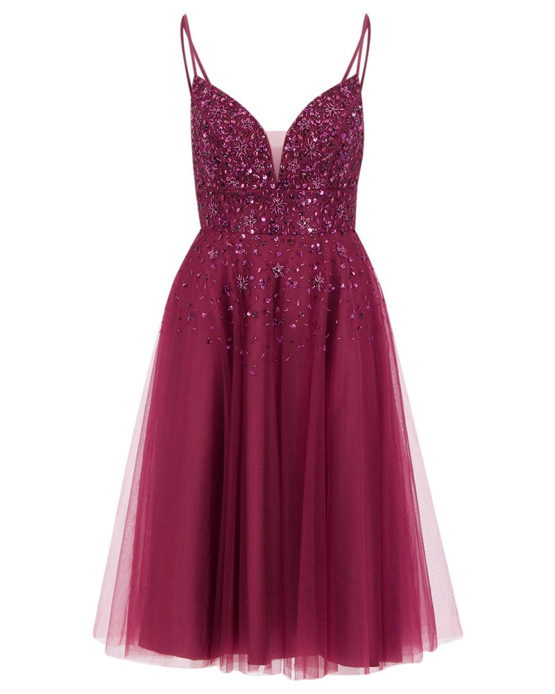 Unique Damen Cocktailkleid