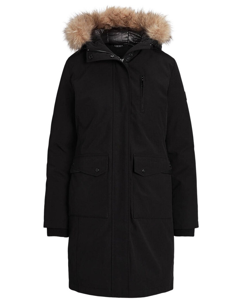 Ralph Lauren Damen Daunenmantel mit Kapuze