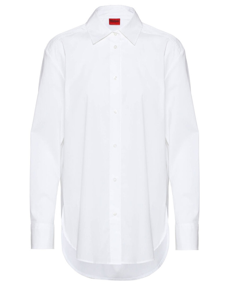 HUGO BOSS Damen Bluse THE BOYFRIEND SHIRT Oversize Fit
