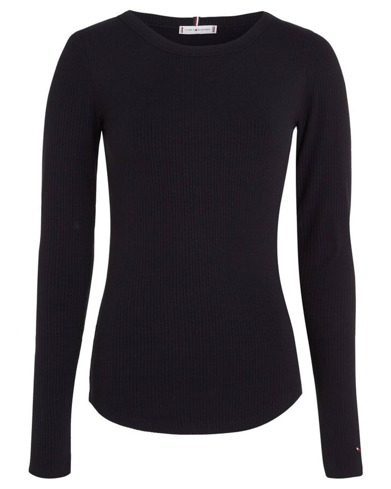 Tommy Hilfiger Damen Langarmshirt mit Viskose