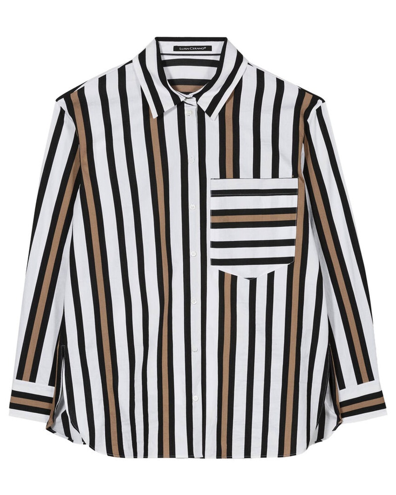 Luisa Cerano Damen Bluse Langarm