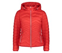 Steppjacke mit abnehmbarer Kapuze