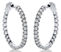 Creolen mit Diamantbesatz