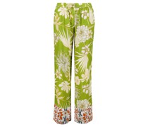 Hose GREEN FLOWER PANTS