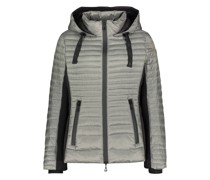 Steppjacke mit abnehmbarer Kapuze