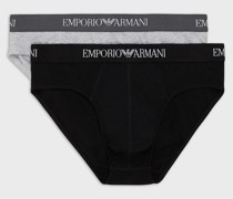 Basic 2er-Pack Slip aus reiner Baumwolle