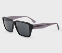 Sonnenbrille mit rechteckiger Fassung für Herren