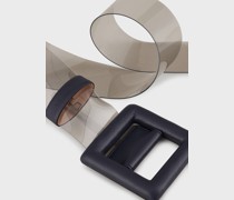 Breiter Taillengürtel aus PVC