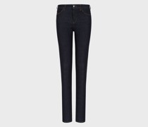 Jeans J18 High Waist Skinny Leg Aus Mercerisiertem Komfort-denim