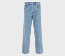 Jeans J74 in Loose Fit aus Washed-Denim
