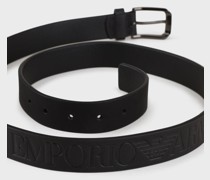 Gürtel aus strukturiertem Leder