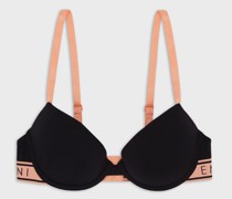 Push-Up-BH aus Bio-Baumwolle mit Logo-Band Iconic