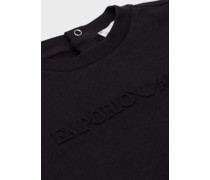 T-shirt Aus Heavy-jersey mit Emporio armani-logo