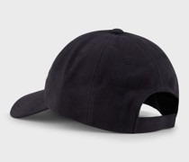 Baseballcap mit „Emporio Armani“-Stick in Relief-Optik