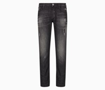 Jeans J06 In Slim Fit aus Denim Made In Italy