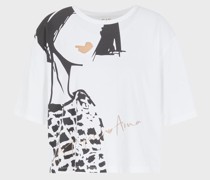 7.0 T-Shirt aus einem Bio-Baumwoll-Mischgewebe