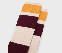 Kniestrümpfe aus gerippter Bio-Baumwolle Sustainable Collection