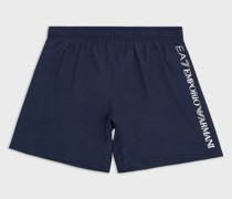Badeboxershorts mit Logo