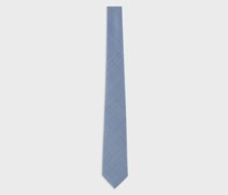 Krawatte aus Wolle mit Mikro-hahnentrittmuster In Jacquard-stoff-verarbeitung